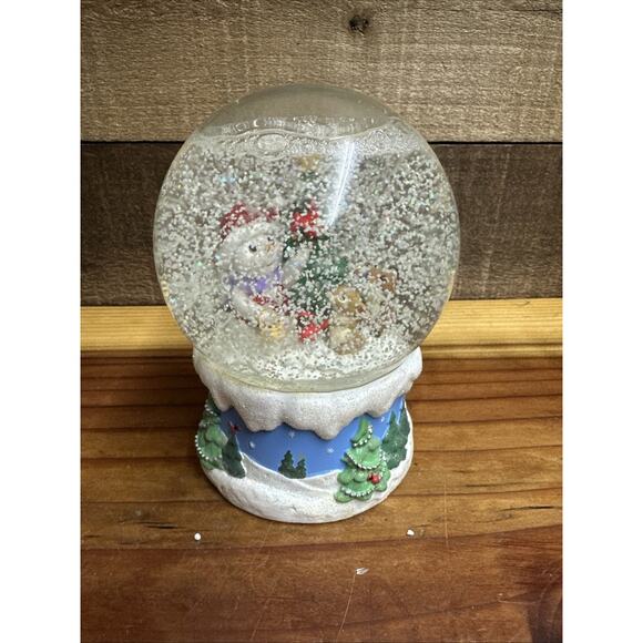 Hallmark Limited Quantity Snow Buddies Snow Globe In Box - Picture 4 of 8